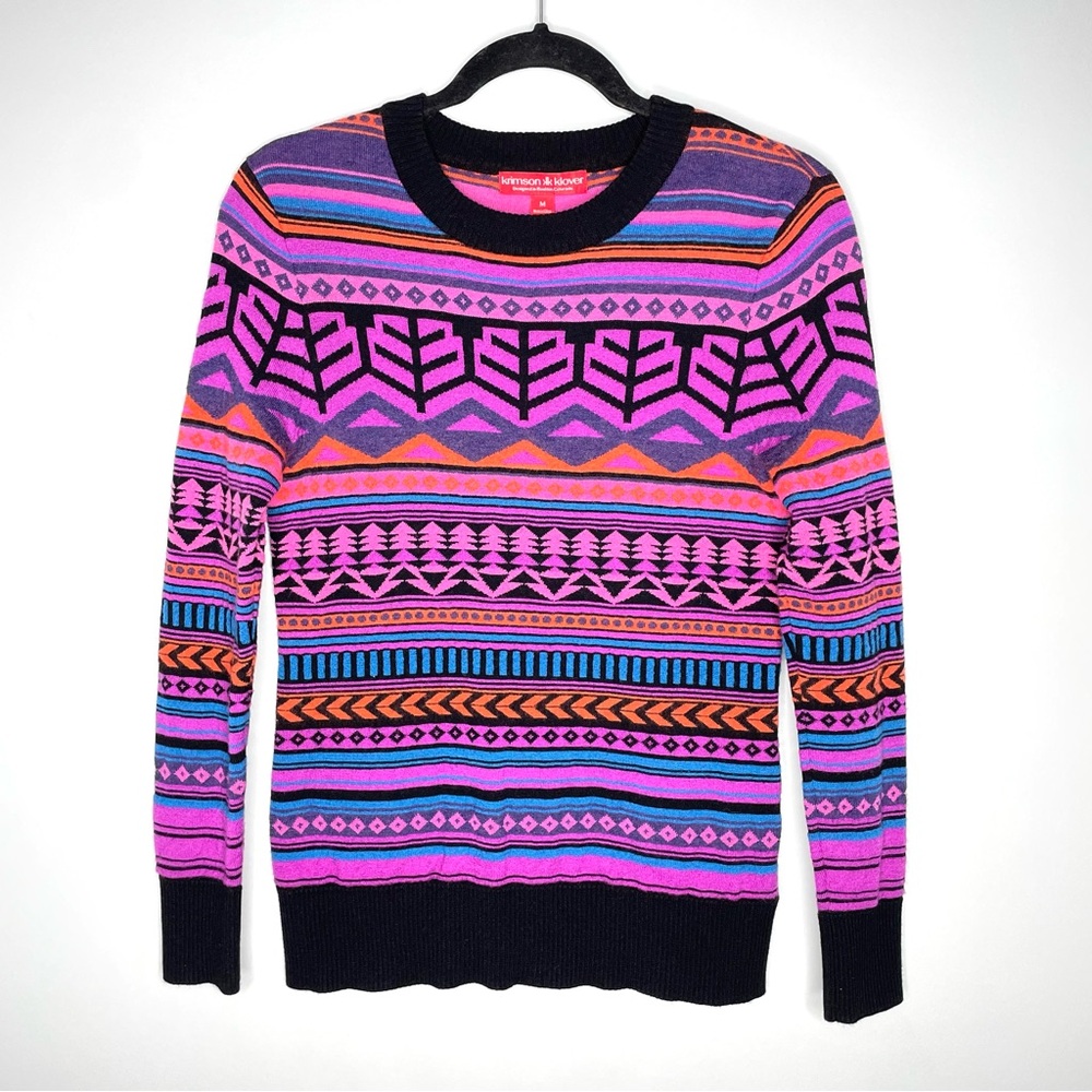 Krimson Klover Multicolor Patterned Sweater